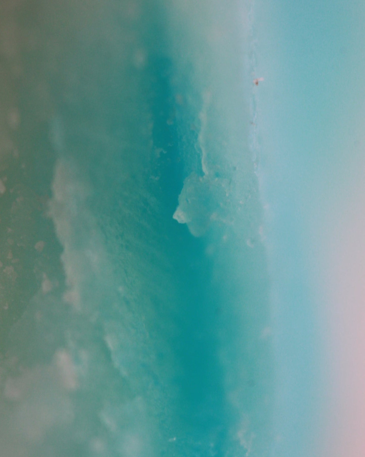 Grace candle wax micro shot. Demonstrating the delicate texture of this luxury premium wax blend.